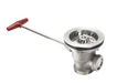 Krowne 22-850 Ball Valve Waste Drain w/ 1 1/4" Overflow Outlet, 3 1/2" Sink Opening-cityfoodequipment.com