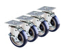 Krowne 30-111S 5" Economy Series Plate Casters w/ 3 1/2" x 3 1/2" Plate-cityfoodequipment.com