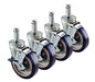 Krowne 30-151S 5" Stem Caster for standard 1"D Wire Shelving Posts - 200 lb Capacity-cityfoodequipment.com