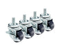 Krowne 28-139S 4 Piece Refrigerator Stem Caster Set w/ 2" Wheels-cityfoodequipment.com