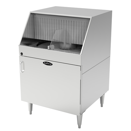 Krowne GWR-24 Low Temp Rotary Undercounter Glass Washer w/ 1200 Glasses/hr Capacity, 208-230v/1ph-cityfoodequipment.com