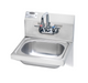 Krowne HS-10 Wall Mount Commercial Hand Sink w/ 12 1/2"L x 9 3/4"W x 5 43/64" D Bowl, Gooseneck Faucet-cityfoodequipment.com