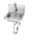 Krowne HS-12 Wall Mount Commercial Touchless Hand Sink w/ 14"L x 10"W x 6"D Bowl, Gooseneck Faucet-cityfoodequipment.com
