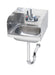 Krowne HS-5 Wall Mount Commercial Hand Sink w/ 12 1/2"L x 9 3/4"W x 5 5/8"D Bowl, Gooseneck Faucet-cityfoodequipment.com