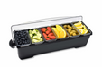 Krowne KR-101 (6) Compartment Bar Garnish Tray - Domed Lid-cityfoodequipment.com