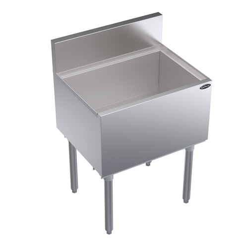 Krowne KR19-24 24" Royal Series Cocktail Station w/ 74 lb Ice Bin, Stainless-cityfoodequipment.com