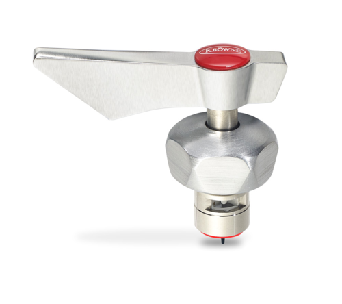 Krowne DX-709 Hot Ceramic Cartridge Valve w/ 1/4 Turn for Diamond Series Faucets, Stainless Steel-cityfoodequipment.com