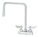Krowne DX-302 Deck Mount Faucet w/ 8 1/2" Double Bend Gooseneck Spout - 4" Centers-cityfoodequipment.com