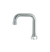 Krowne DX-430 4 1/2" Double Bend Gooseneck Spout, Chrome Plated-cityfoodequipment.com