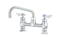 Krowne DX-906 Deck Mount Faucet w/ 6" Swing Spout - 8" Centers-cityfoodequipment.com