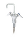 Krowne DX-625 Deck Mount Faucet w/ 4 1/2" Double Bend Gooseneck Spout - Single Hole-cityfoodequipment.com