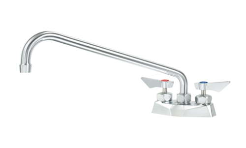 Krowne DX-314 Deck Mount Faucet w/ 14" Swing Spout - 4" Centers-cityfoodequipment.com