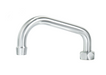 Krowne DX-420 6" Replacement Swing Spout, Chrome Plated-cityfoodequipment.com