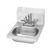 Krowne HS-18 Wall Mount Commercial Hand Sink w/ 12 3/8"L x 9 5/8"W x 5 3/4"D Bowl, Gooseneck Faucet-cityfoodequipment.com