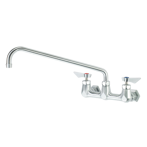 Krowne DX-816 Wall Mount Faucet w/ 16" Swing Spout - 8" Centers-cityfoodequipment.com