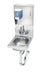 Krowne HS-31 Wall Mount Commercial Hand Sink w/ 9 3/4"L x 11 3/4"W x 5"D Bowl, Soap Dispenser-cityfoodequipment.com