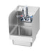 Krowne HS-19 Wall Mount Commercial Hand Sink w/ 8"L x 8"W x 5"D, Side Splashes-cityfoodequipment.com