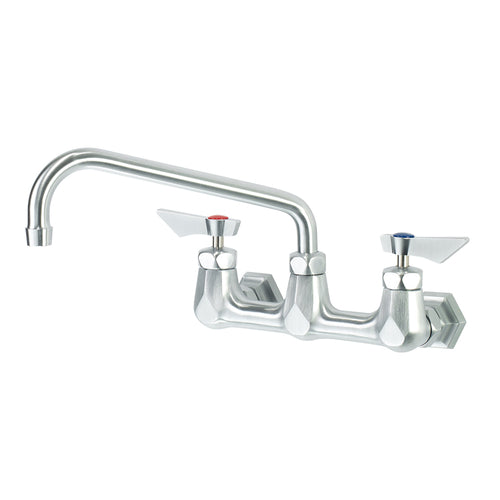 Krowne DX-810 Wall Mount Faucet w/ 10" Swing Spout - 8" Centers-cityfoodequipment.com