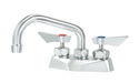Krowne DX-306 Deck Mount Faucet w/ 6" Swing Spout - 4" Centers-cityfoodequipment.com