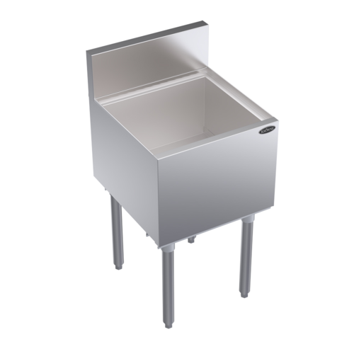 Krowne KR19-18 18" Underbar Cocktail Station w/ 55 lb Ice Bin, Stainless-cityfoodequipment.com