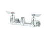 Krowne DX-8XX Wall Mount Faucet Base w/ 8" Centers - 1/2" NPT Female Inlet-cityfoodequipment.com