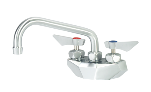 Krowne DX-408 Wall Mount Faucet w/ 8" Swing Spout - 4" Centers-cityfoodequipment.com