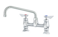 Krowne DX-910 Deck Mount Faucet w/ 10" Swing Spout - 8" Centers-cityfoodequipment.com