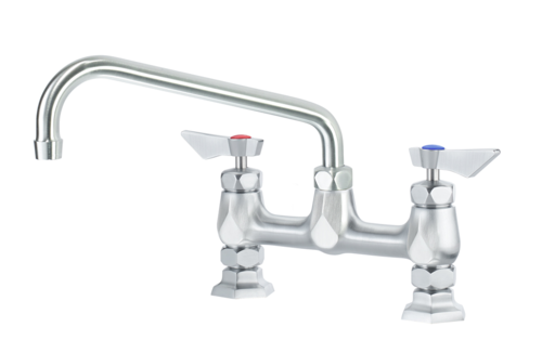 Krowne DX-910 Deck Mount Faucet w/ 10" Swing Spout - 8" Centers-cityfoodequipment.com
