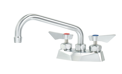 Krowne DX-308 Deck Mount Faucet w/ 8" Swing Spout - 4" Centers-cityfoodequipment.com