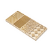 Krowne KDP1-48 Ice Design Plate - 8" x 4", Brass-cityfoodequipment.com
