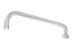 Krowne DX-423 12" Replacement Swing Spout, Chrome Plated-cityfoodequipment.com