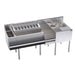 Krowne KR24-MX70-10 70" Royal Series Cocktail Station w/ 115 lb Ice Bin, Stainless Steel-cityfoodequipment.com
