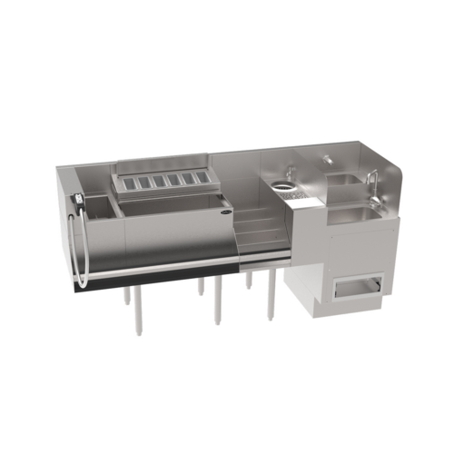 Krowne KR24-TCS70A-10 70" The Taffer Command Station w/ Cold Plate, Stainless-cityfoodequipment.com