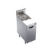 Krowne KR24-MC12-C Underbar Dump Sink w/ 10" x 12" x 7" Bowl - Cabinet Base, Stainless-cityfoodequipment.com