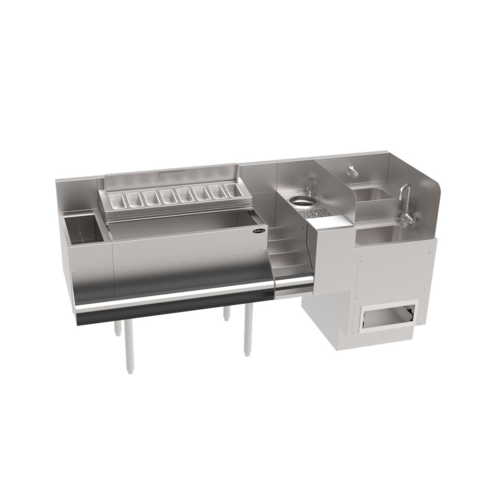 Krowne KR24-TCS72E 72" The Taffer Command Station, Stainless-cityfoodequipment.com