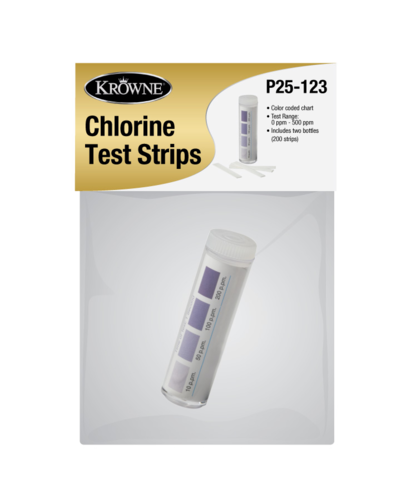 Krowne P25-123 Chlorine Test Strips-cityfoodequipment.com