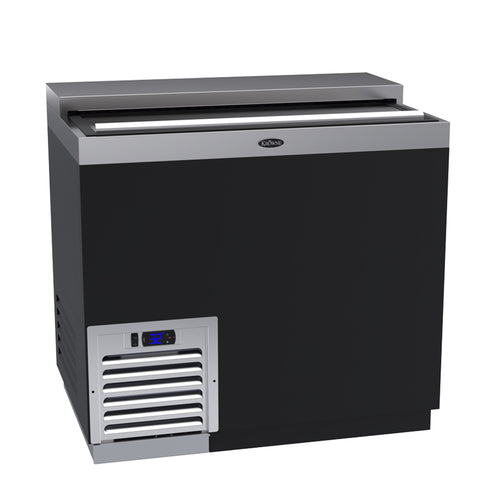 Krowne MC36B 1 Section Glass Chiller w/ 165 Mug Capacity, Black, 115v-cityfoodequipment.com
