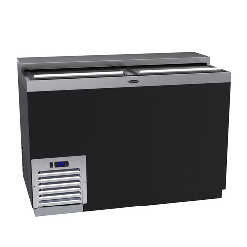 Krowne MC48B 2 Section Glass Chiller w/ 240 Mug Capacity, Black, 115v-cityfoodequipment.com