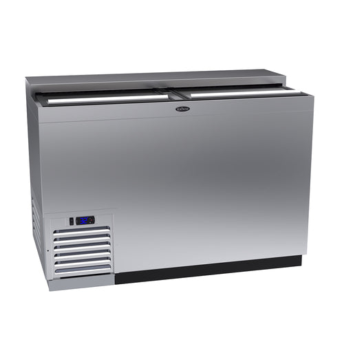 Krowne MC48S 2 Section Glass Chiller w/ 240 Mug Capacity, Stainless, 115v-cityfoodequipment.com