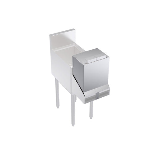 Krowne KR-DC12 12" L Locking Cover for Double Speed Rail, Stainless-cityfoodequipment.com