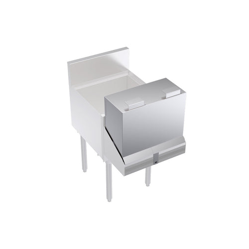 Krowne KR-DC18 18" L Locking Cover for Double Speed Rail, Stainless-cityfoodequipment.com