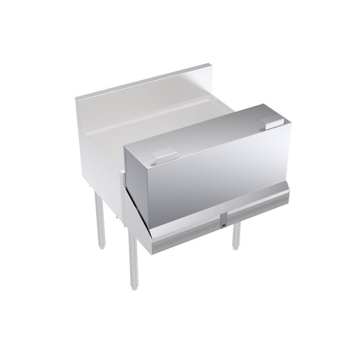 Krowne KR-DC36 36" L Locking Cover for Double Speed Rail, Stainless-cityfoodequipment.com