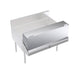 Krowne KR-DC42 42" L Locking Cover for Double Speed Rail, Stainless-cityfoodequipment.com