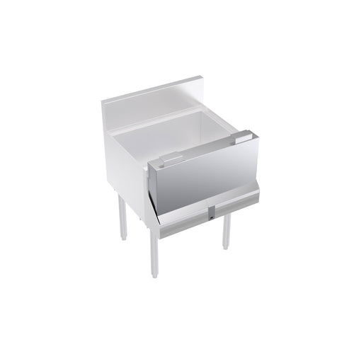 Krowne KR-SC24 24" Locking Cover for Single Speed Rail, Stainless-cityfoodequipment.com