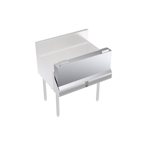 Krowne KR-SC30 30" Locking Cover for Single Speed Rail, Stainless-cityfoodequipment.com