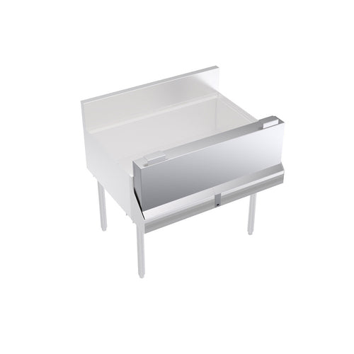 Krowne KR-SC36 36" Locking Cover for Single Speed Rail, Stainless-cityfoodequipment.com
