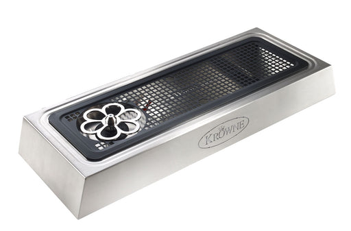 Krowne KR-LC2GF-TAP Countertop Liquid CO2 Glass Chiller w/ Drip Tray - 25 1/4"L x 9 1/4"W-cityfoodequipment.com
