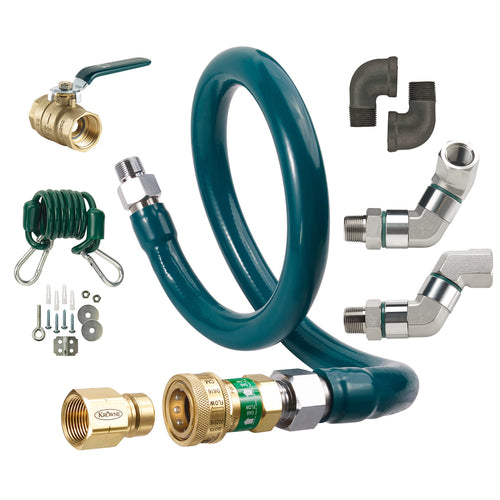 Krowne M10036K10 36" Gas Connector Kit w/ 1" Female/Male Couplings-cityfoodequipment.com