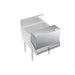 Krowne KR-DC24 24" L Locking Cover for Double Speed Rail, Stainless-cityfoodequipment.com