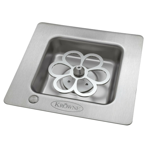 Krowne KR-LC2GF-E 7 5/8" Drop In Glass Chiller w/ Extended Lines - 12v Battery, 100-240v/1ph-cityfoodequipment.com